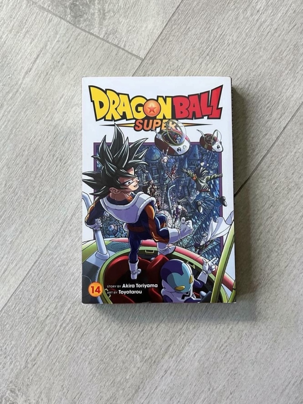 Manga Dragon Ball Super Paperback - White, Red, Yellow, Black, Blue